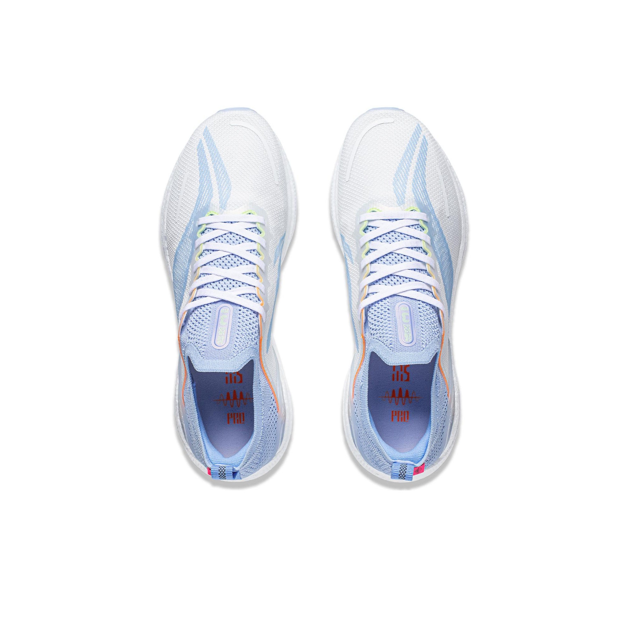 Li-Ning Yueying 3 Pro 'White Blue' - вид сзади