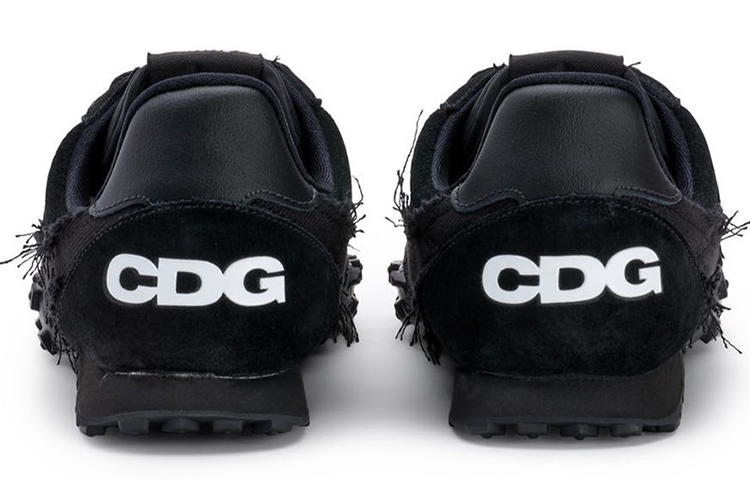 CDG x Nike Waffle Racer 2 Black - подошва