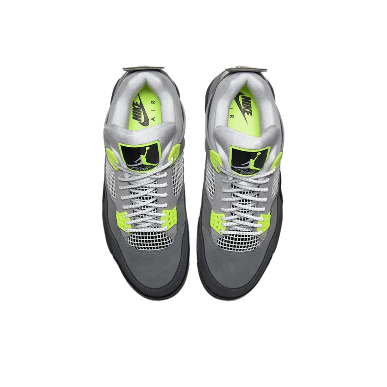 Jordan Air Jordan 4 retro se95 neon - вид сзади