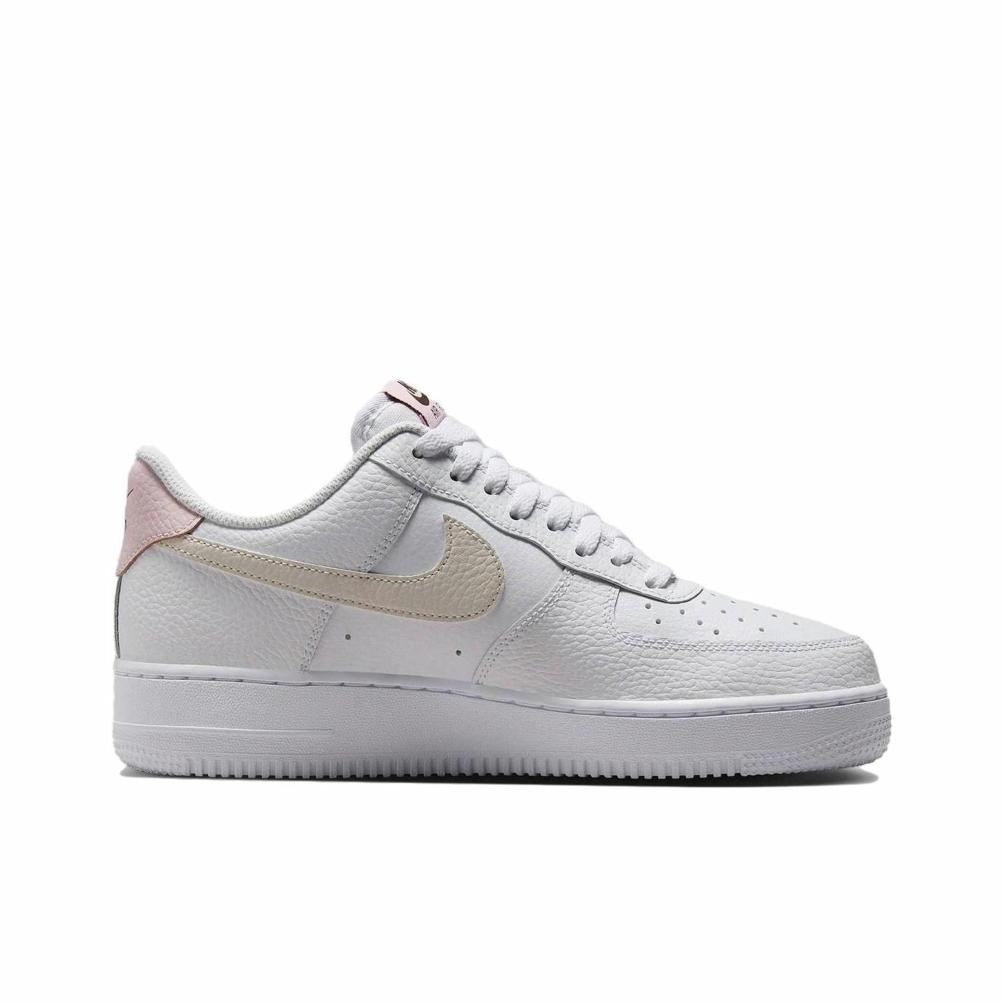 Nike Air Force 1 Low '07 White/Light Orewood Brown/Pink Foam - вид с внутренней стороны