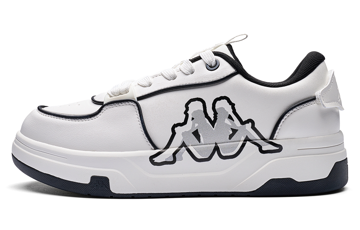 Kappa Panda Print Back to Back White Black - вид 15