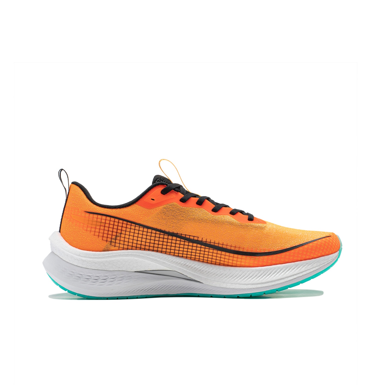 Li-Ning Rough Rabbit 7 Pro 'Orange Teal White' - view from the inside