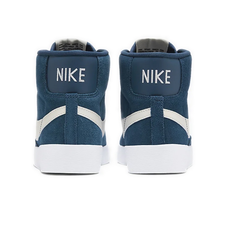 Nike Blazer Mid Vintage Suede "BlueWhite" - вид сзади