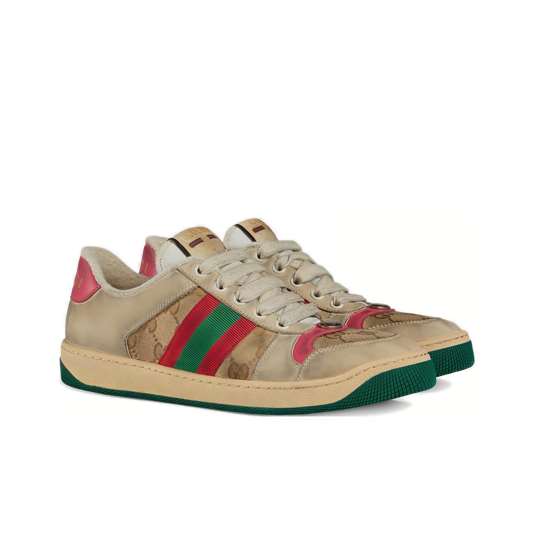 GUCCI Screener Leather Sneaker - вид с внутренней стороны