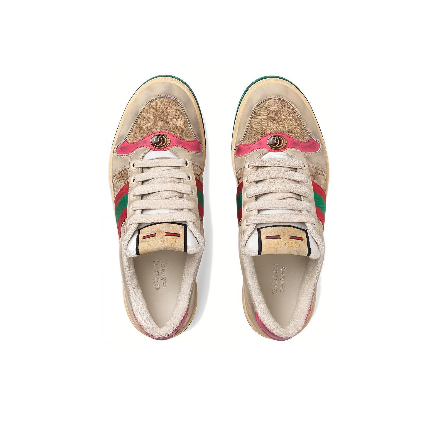 GUCCI Screener Leather Sneaker - вид спереди