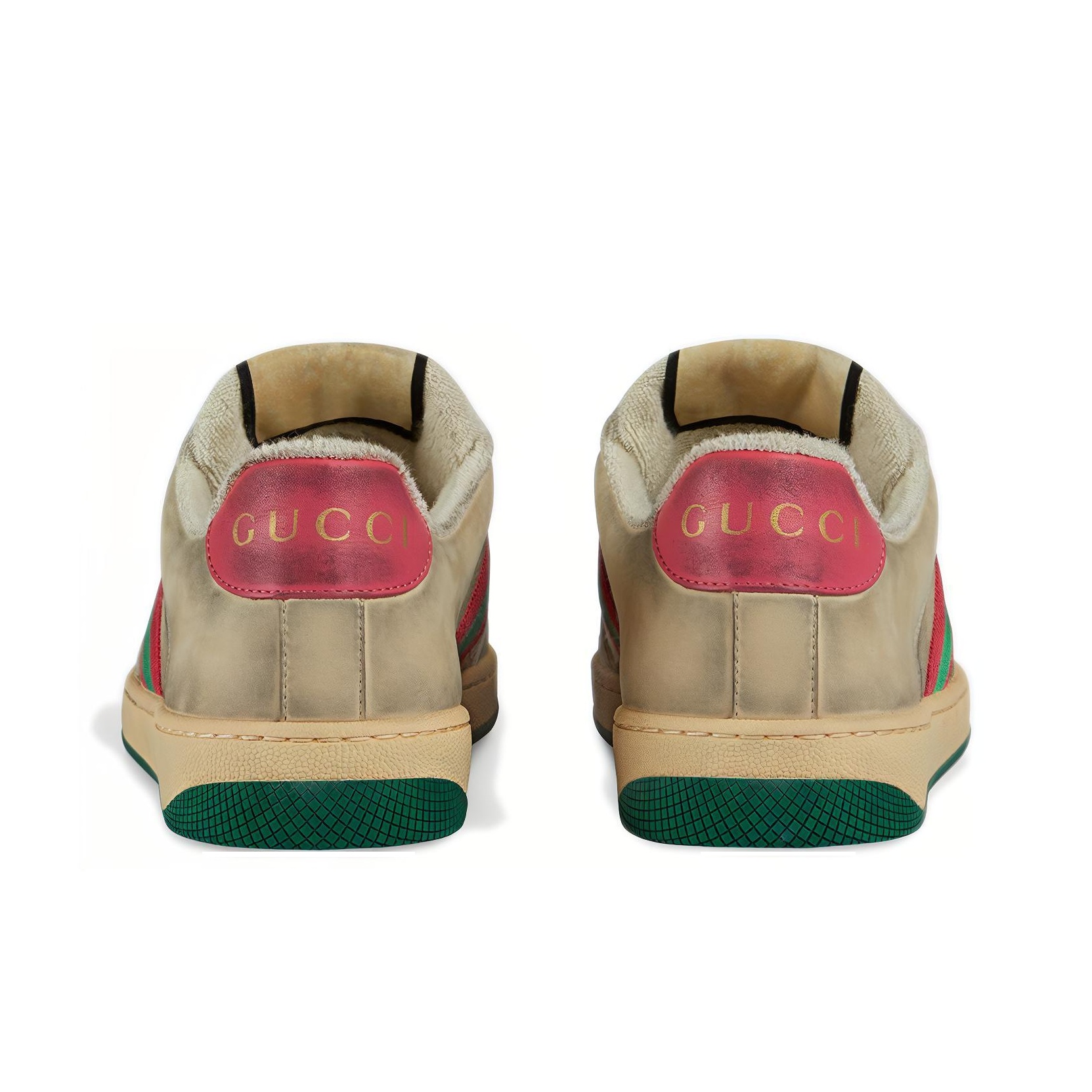 GUCCI Screener Leather Sneaker - вид сзади