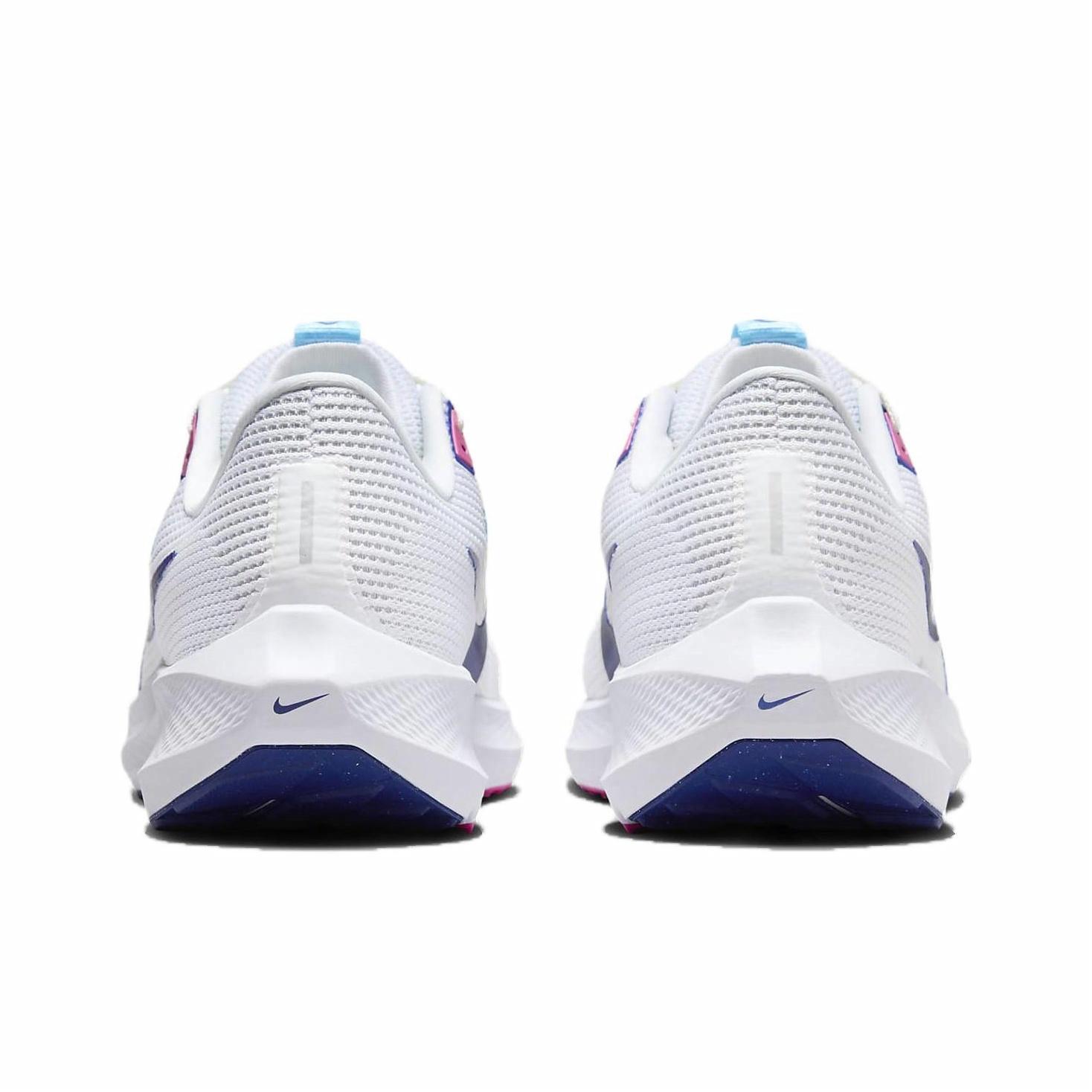 Nike Air Zoom Pegasus 40 'White Pink Royal' - sole