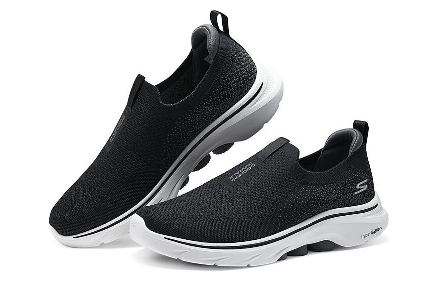 Skechers GO WALK 7 Moisture Wicking Black - front view