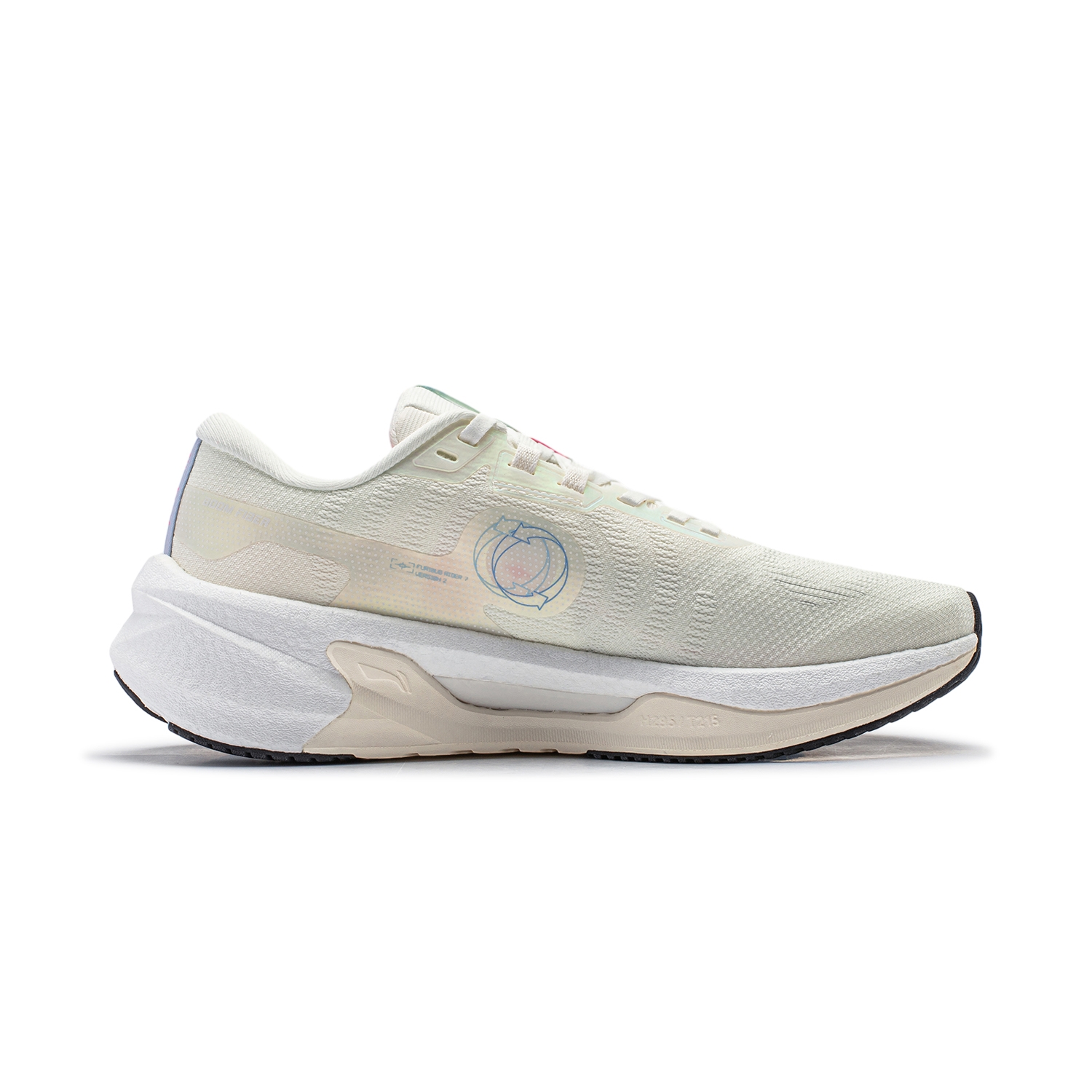 Li-Ning Furious Rider 7.0 V2 Beige Blue - вид с внутренней стороны