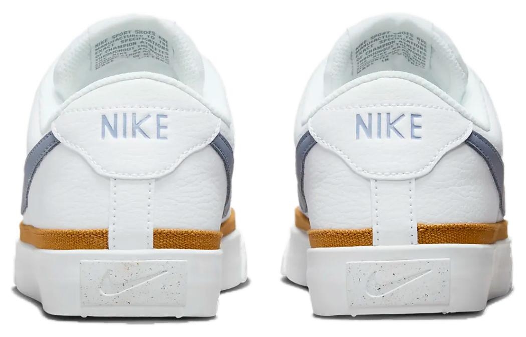Nike Court Legacy Next Nature 'White Blue Browm' - вид сзади