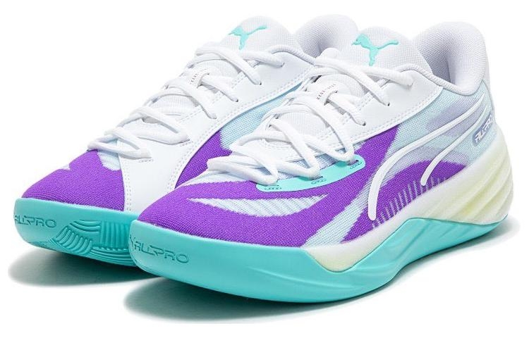Puma All-Pro Nitro The Lake Is Green And Purple - front view
