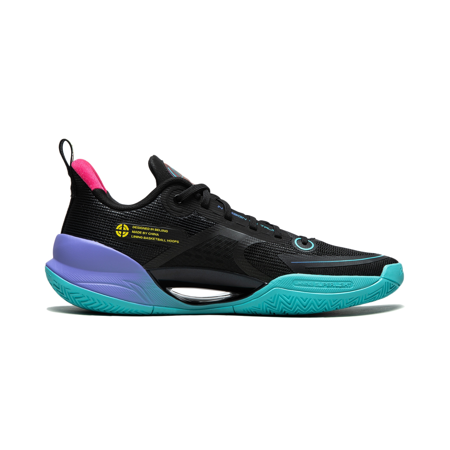 Li-Ning Super Light V2 Black - вид с внутренней стороны