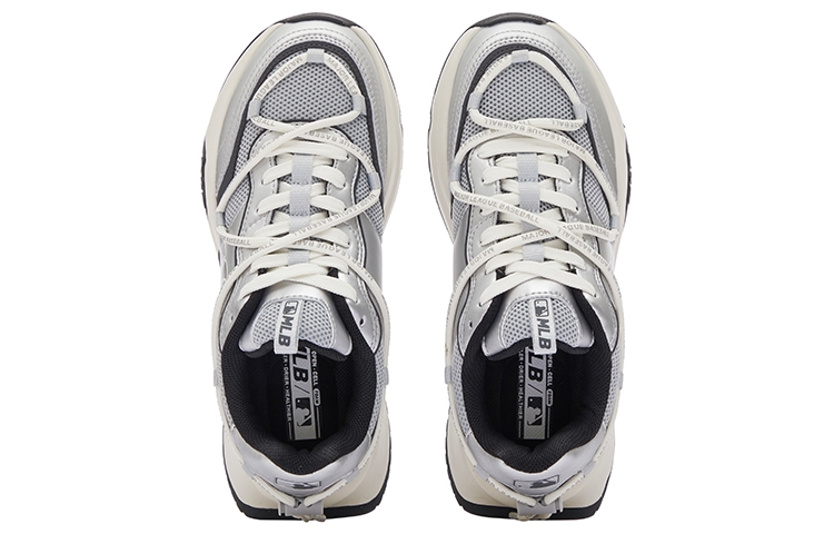 MLB Chunky Runner Silver Black/Gray White - вид сзади