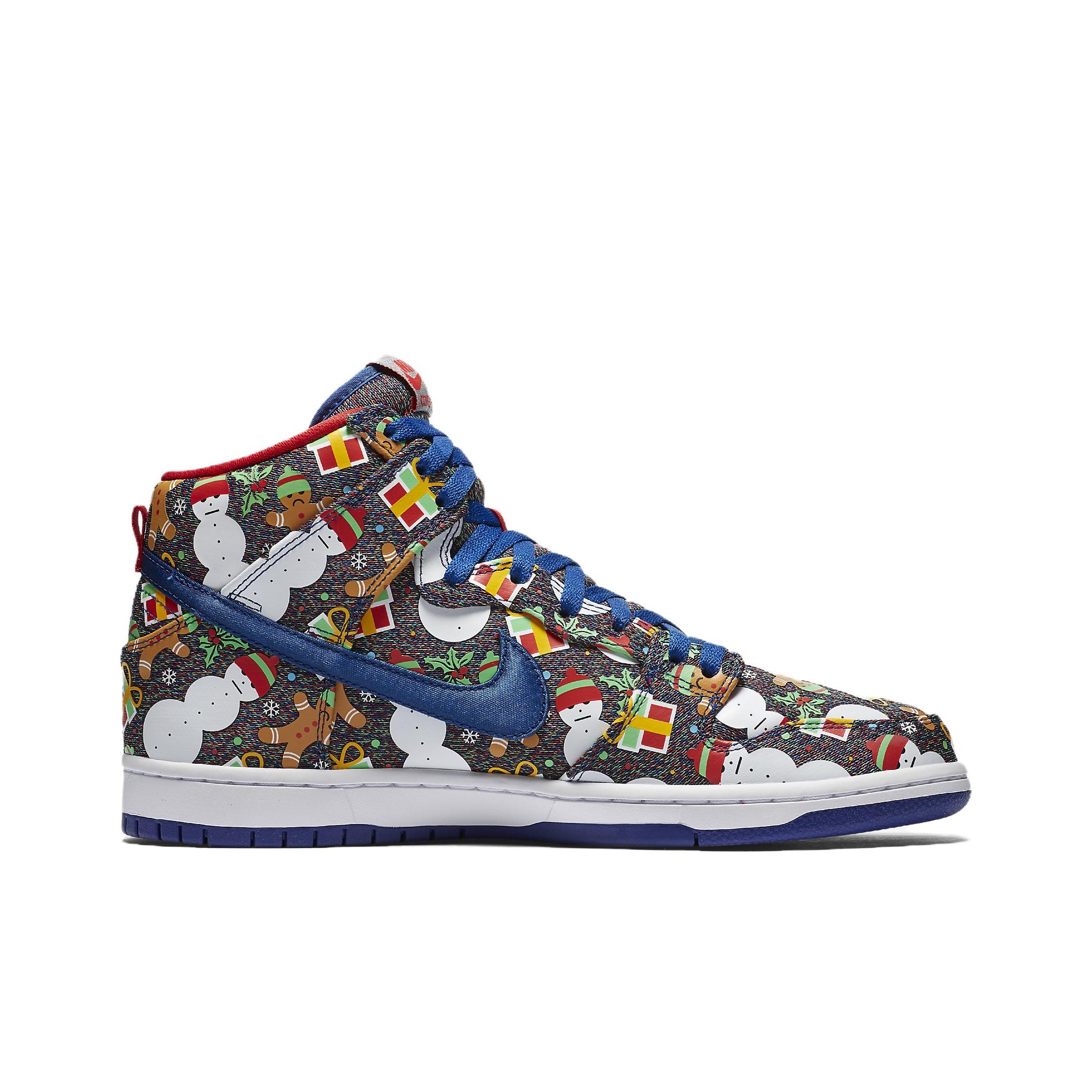 Nike Dunk SB Concepts Ugly Christmas Sweater 2017 - вид с внутренней стороны