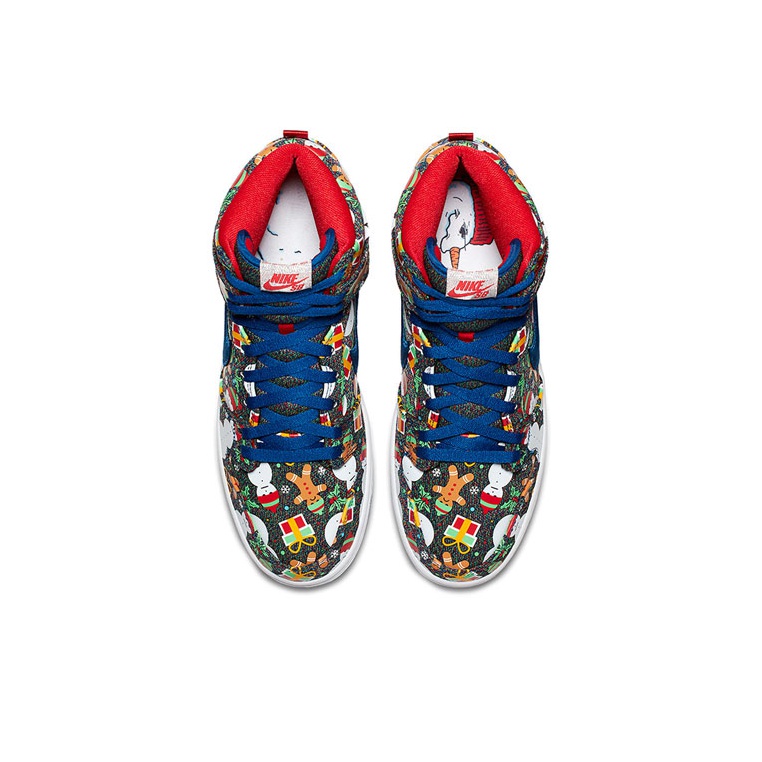 Nike Dunk SB Concepts Ugly Christmas Sweater 2017 - вид сзади