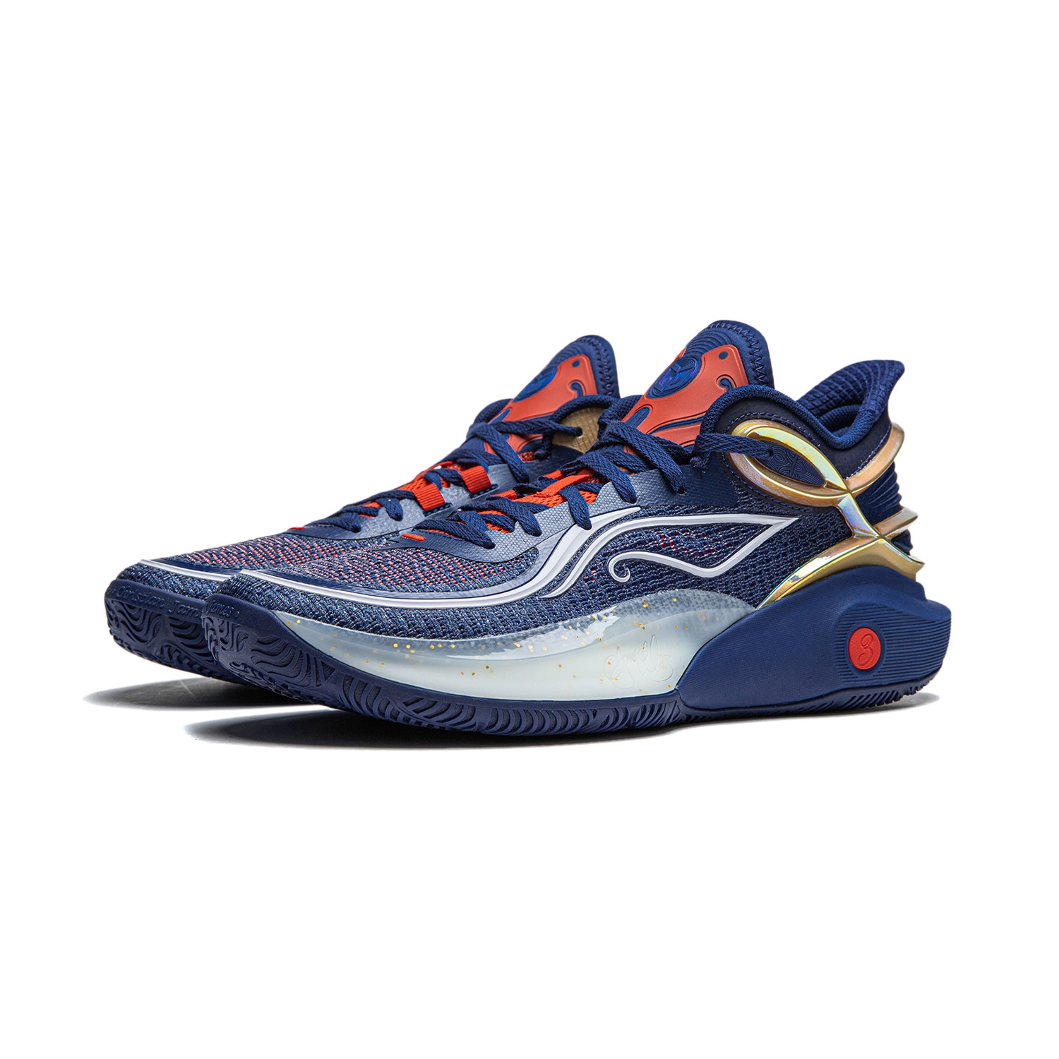 Li-Ning CJ-3 Navy - вид сзади