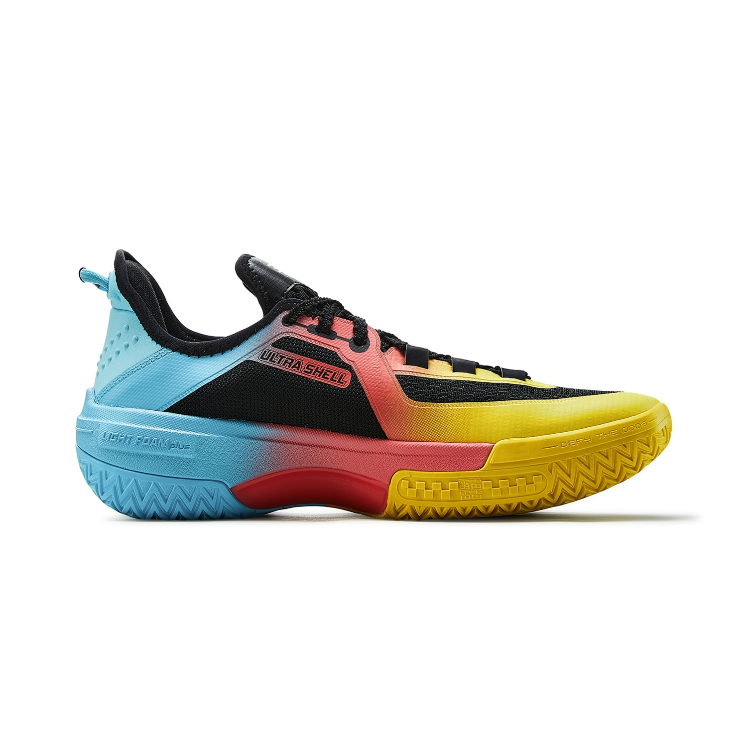 Li-Ning Shudder Yellow Blue/Red - вид сзади