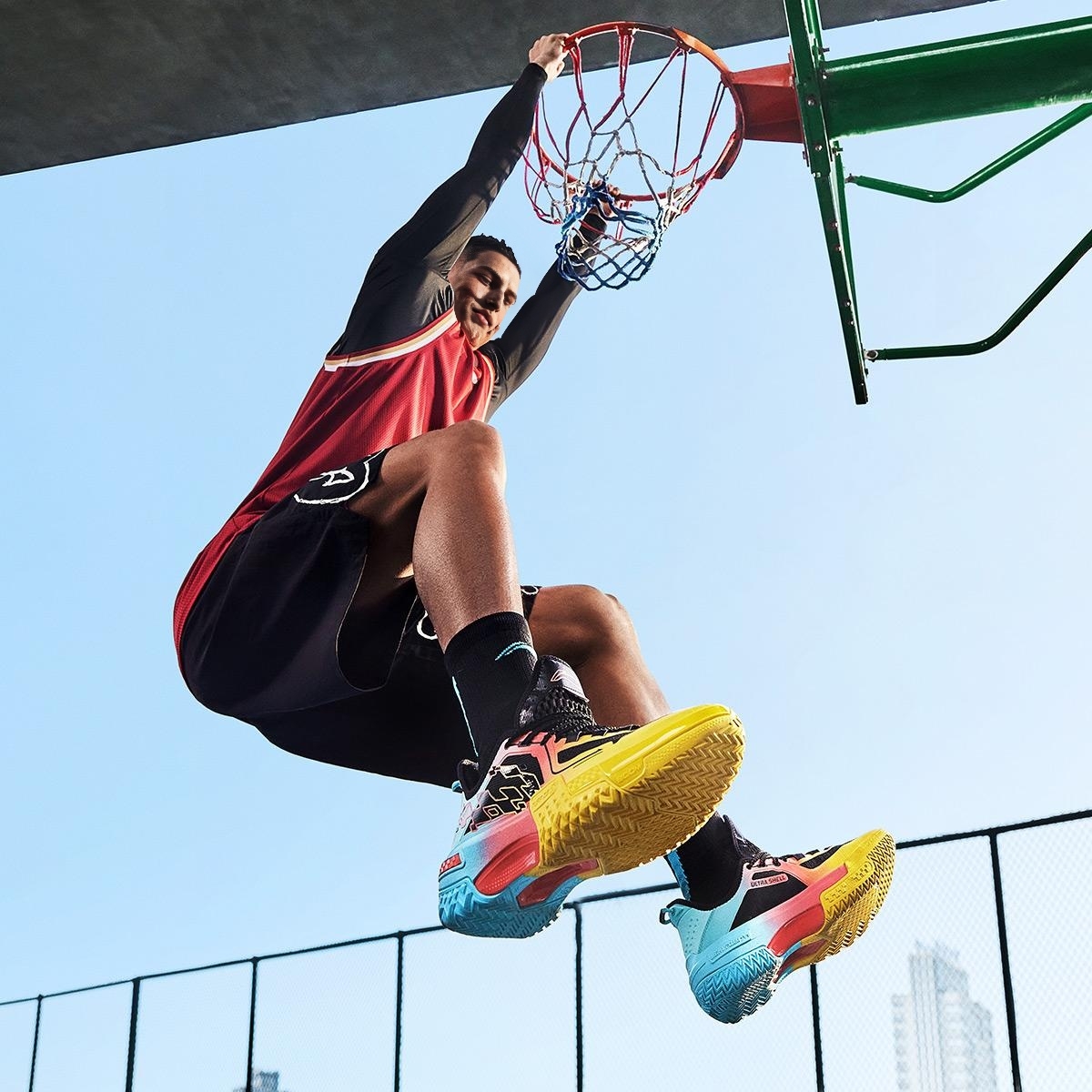 Li-Ning Shudder Yellow Blue/Red - вид 6