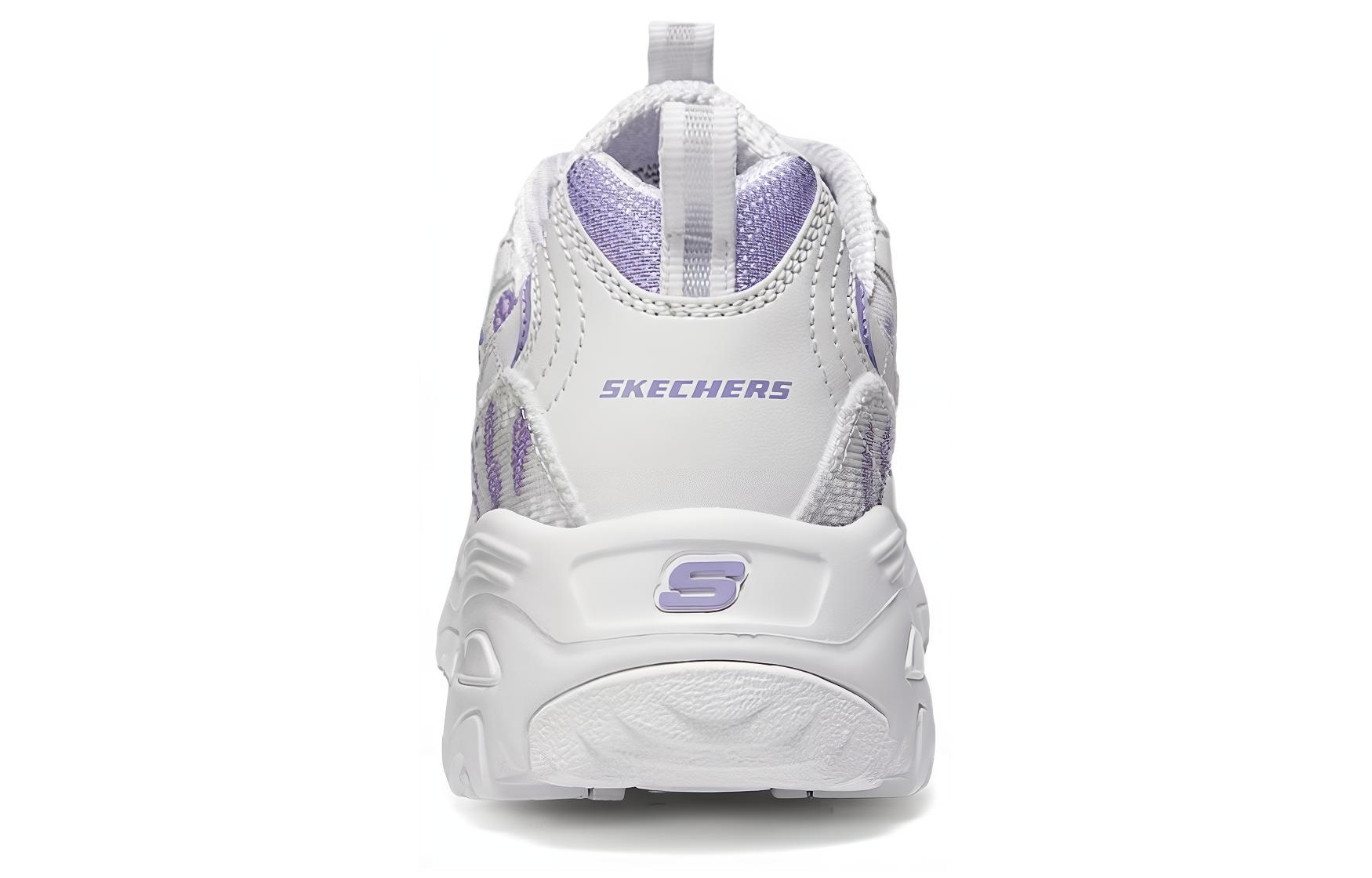 Skechers Sport D'Lites 1.0 'White Lavender' - вид сзади