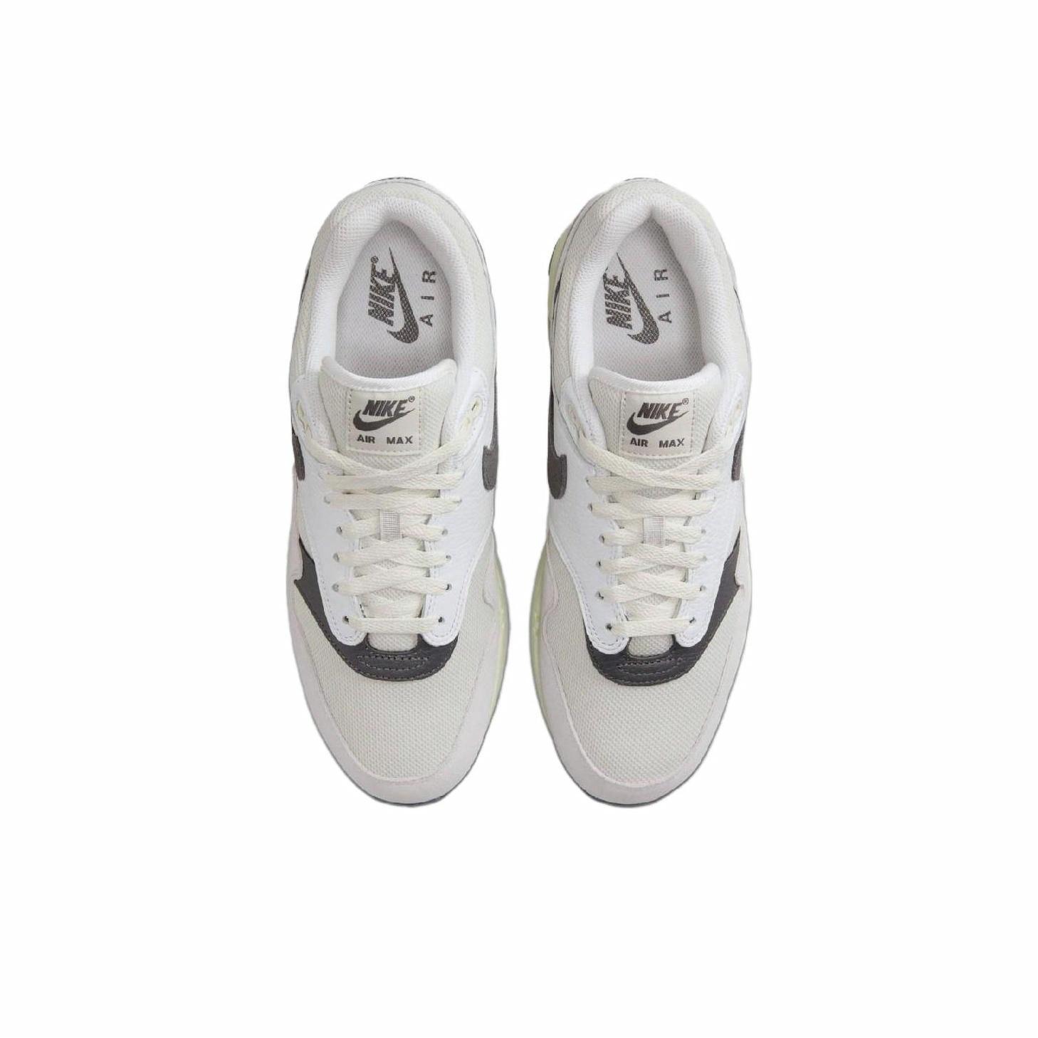 Nike Air Max 1 Light Bone Iron Grey - вид сзади