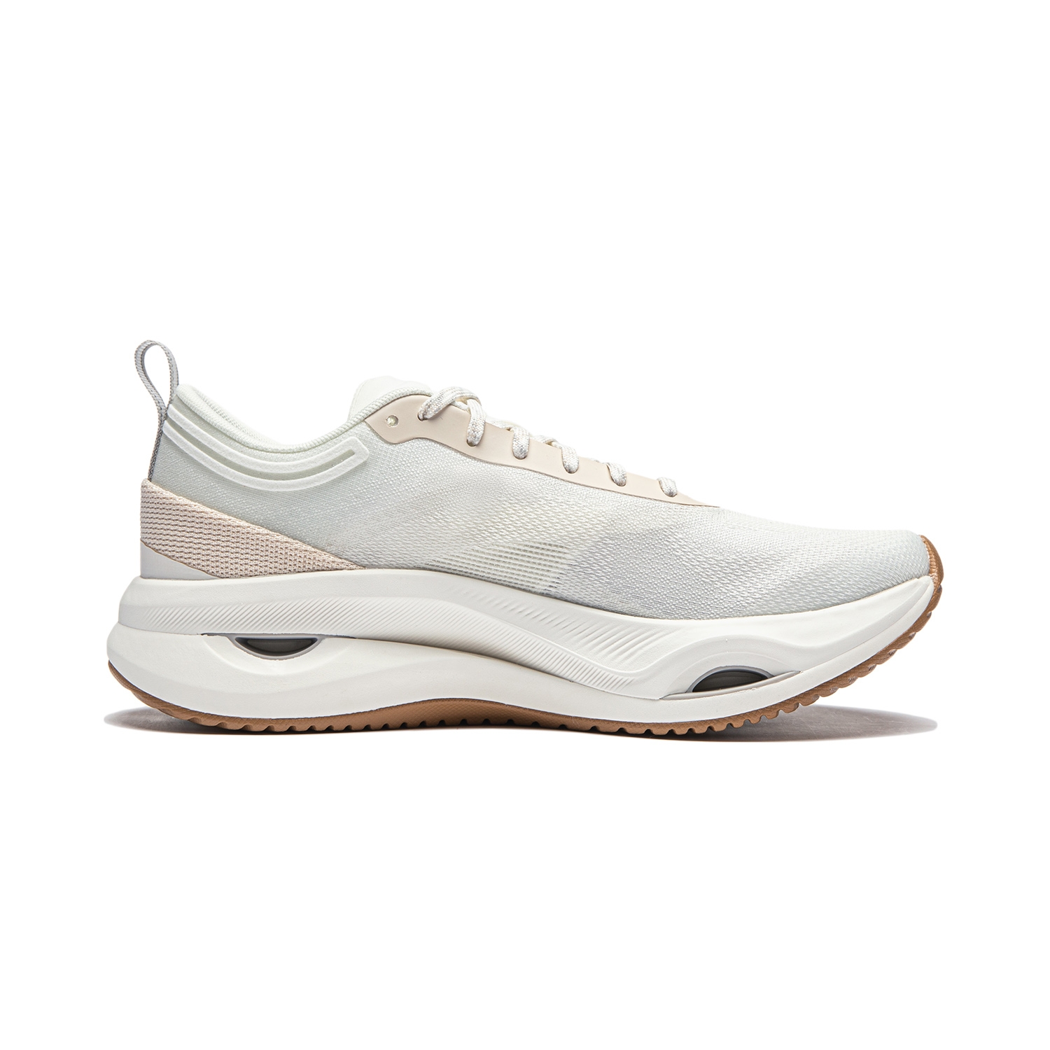Li-Ning White Gray - вид с внутренней стороны