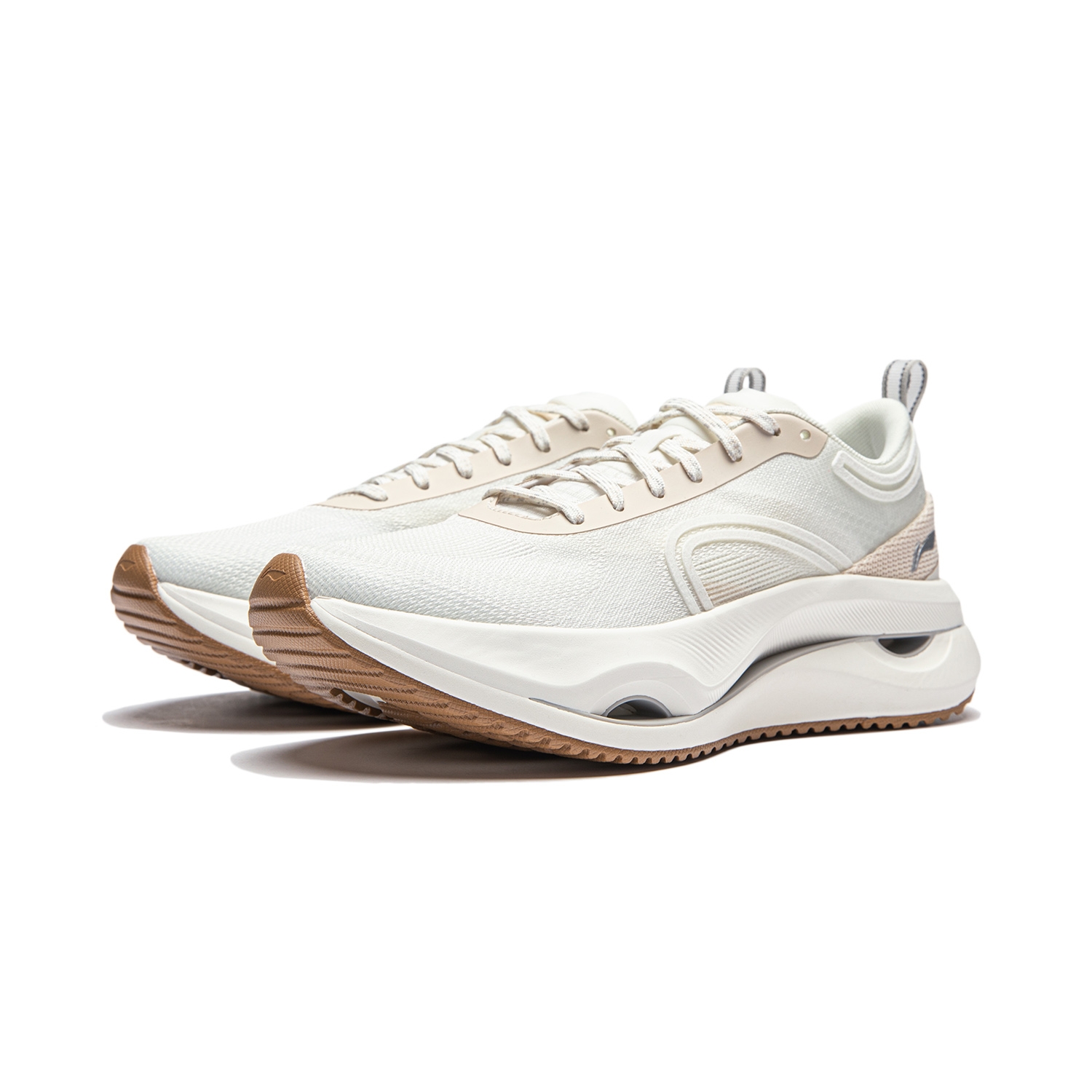 Li-Ning White Gray - вид спереди