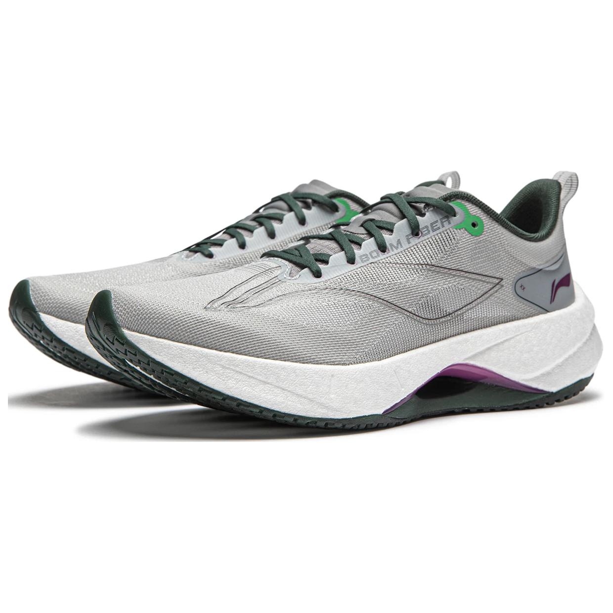 Li-Ning Super Light 21 Sprint Gray Purple - вид спереди