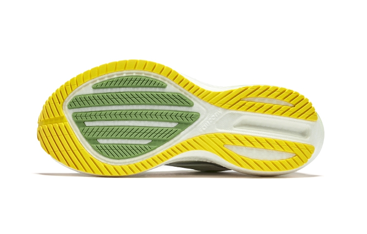 Saucony Triumph 21 Training Racing White Green - подошва