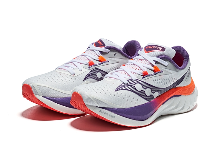 Saucony Endorphin Speed 4 White Violet - вид спереди