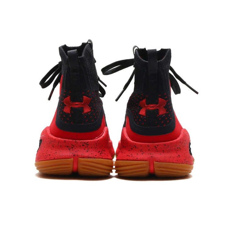 Under Armour Curry 4 'Red Black Gum' - вид сзади
