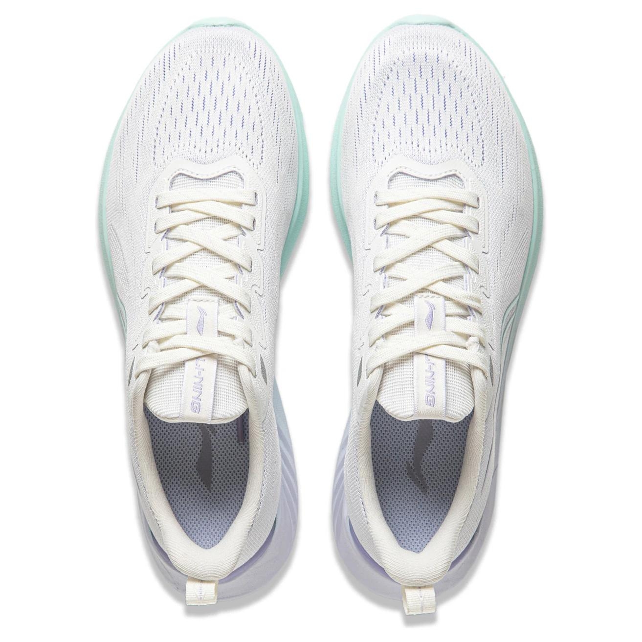 Li-Ning Qingyi Casual White Purple - вид сзади