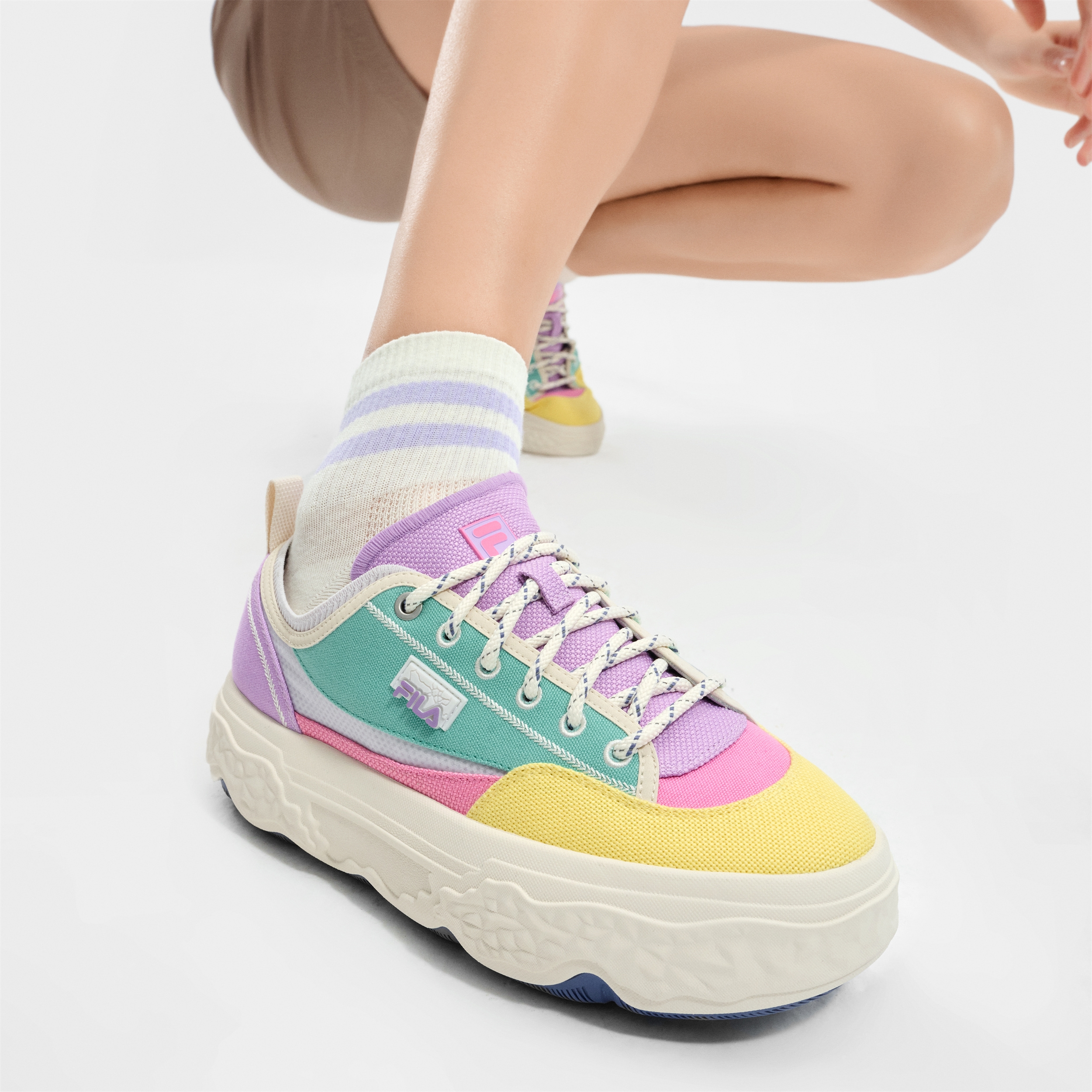 FILA ROCK Yellow Blue - вид 6