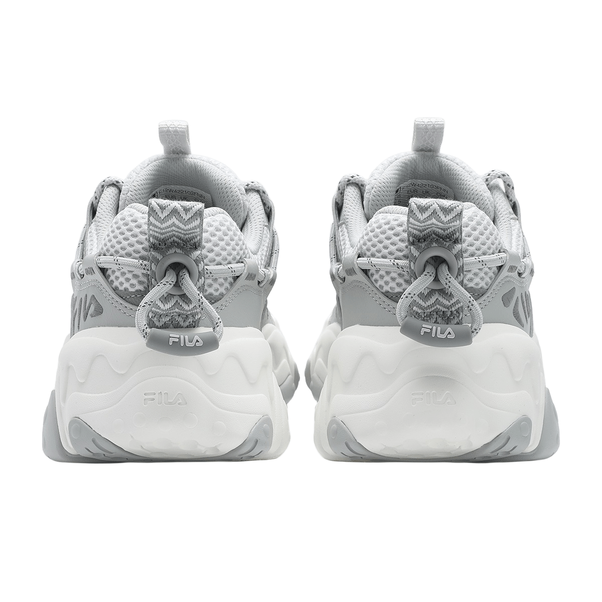 FILA FLUID 5 Casual City Commute Gray - вид сзади