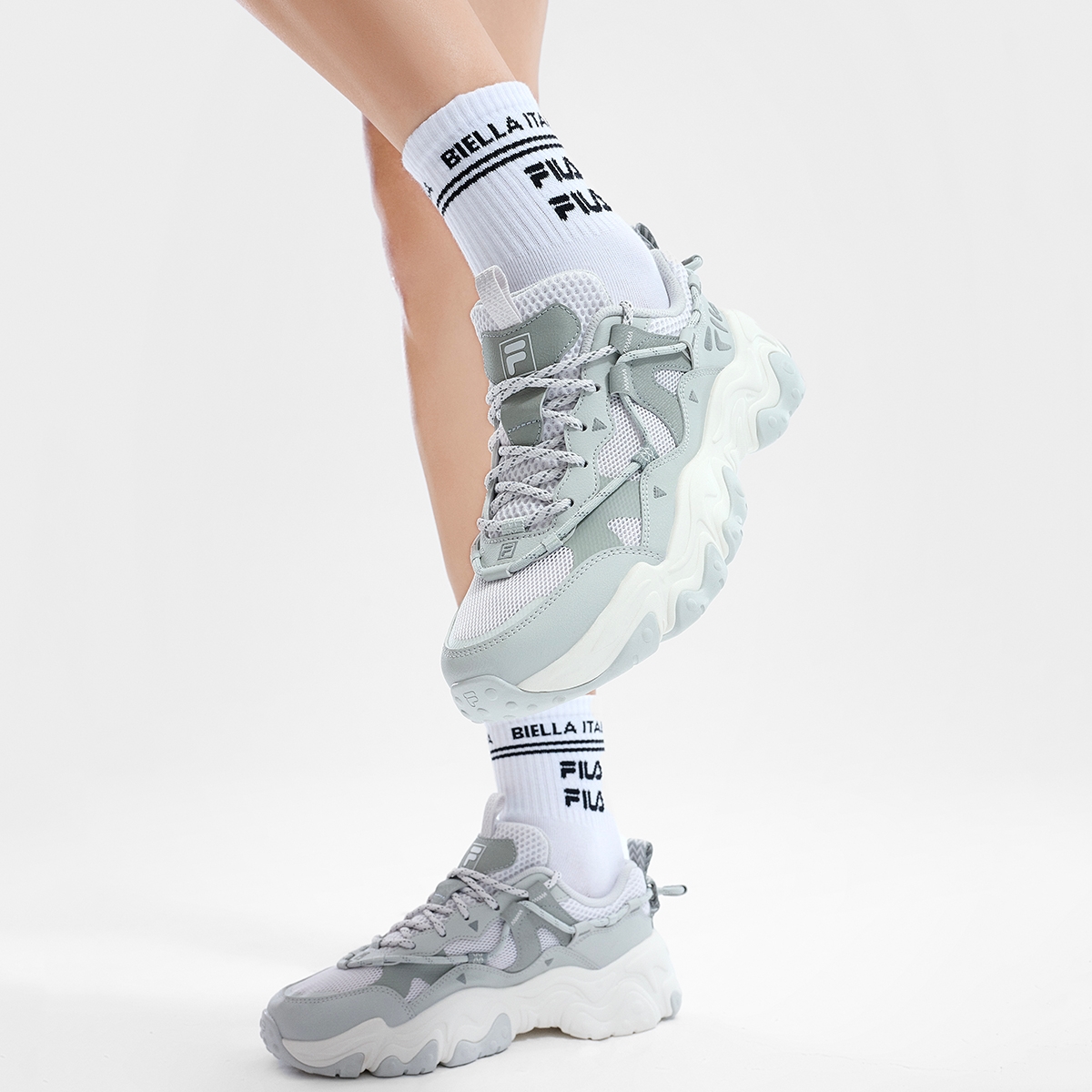 FILA FLUID 5 Casual City Commute Gray - вид 8