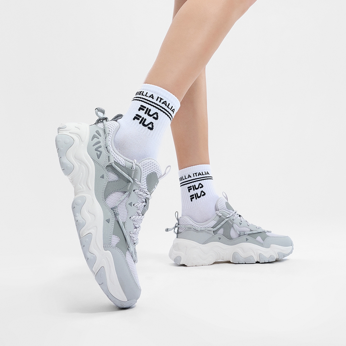 FILA FLUID 5 Casual City Commute Gray - вид 9