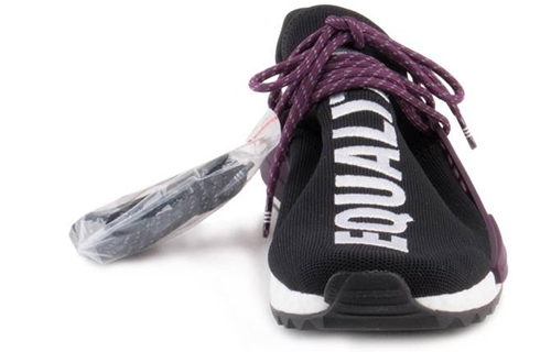 Pharrell Williams x adidas originals Pharrell Hu Core Black - вид спереди