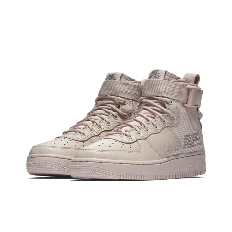 Nike SF Air Force 1 Mid GS Silt Red - front view