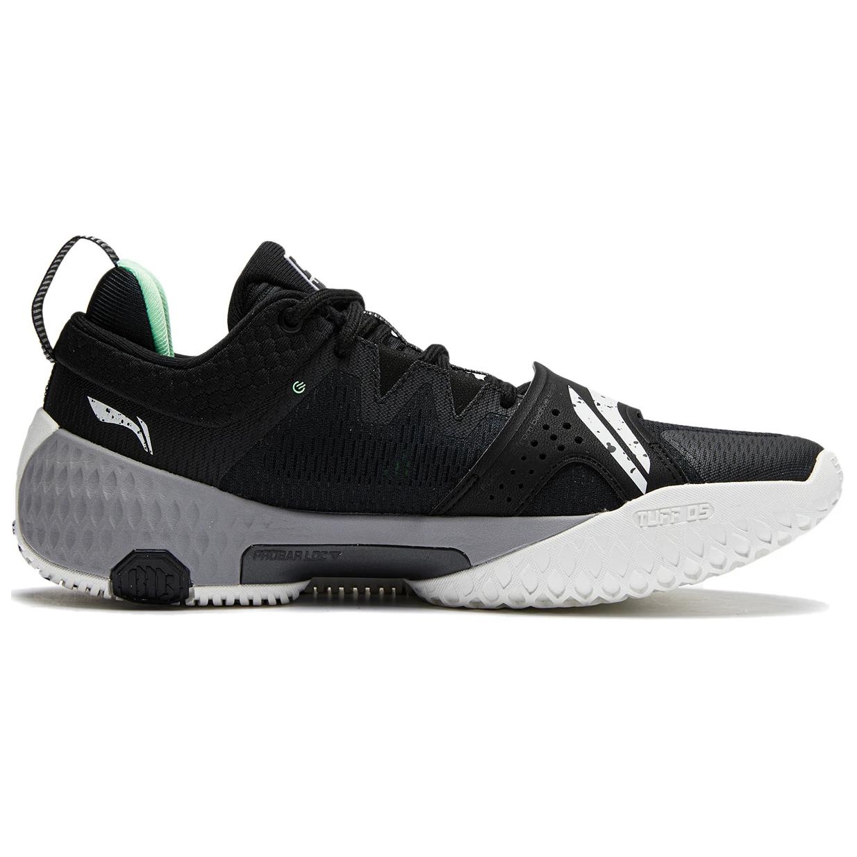 Li-Ning Rage 2 Black White - вид с внутренней стороны