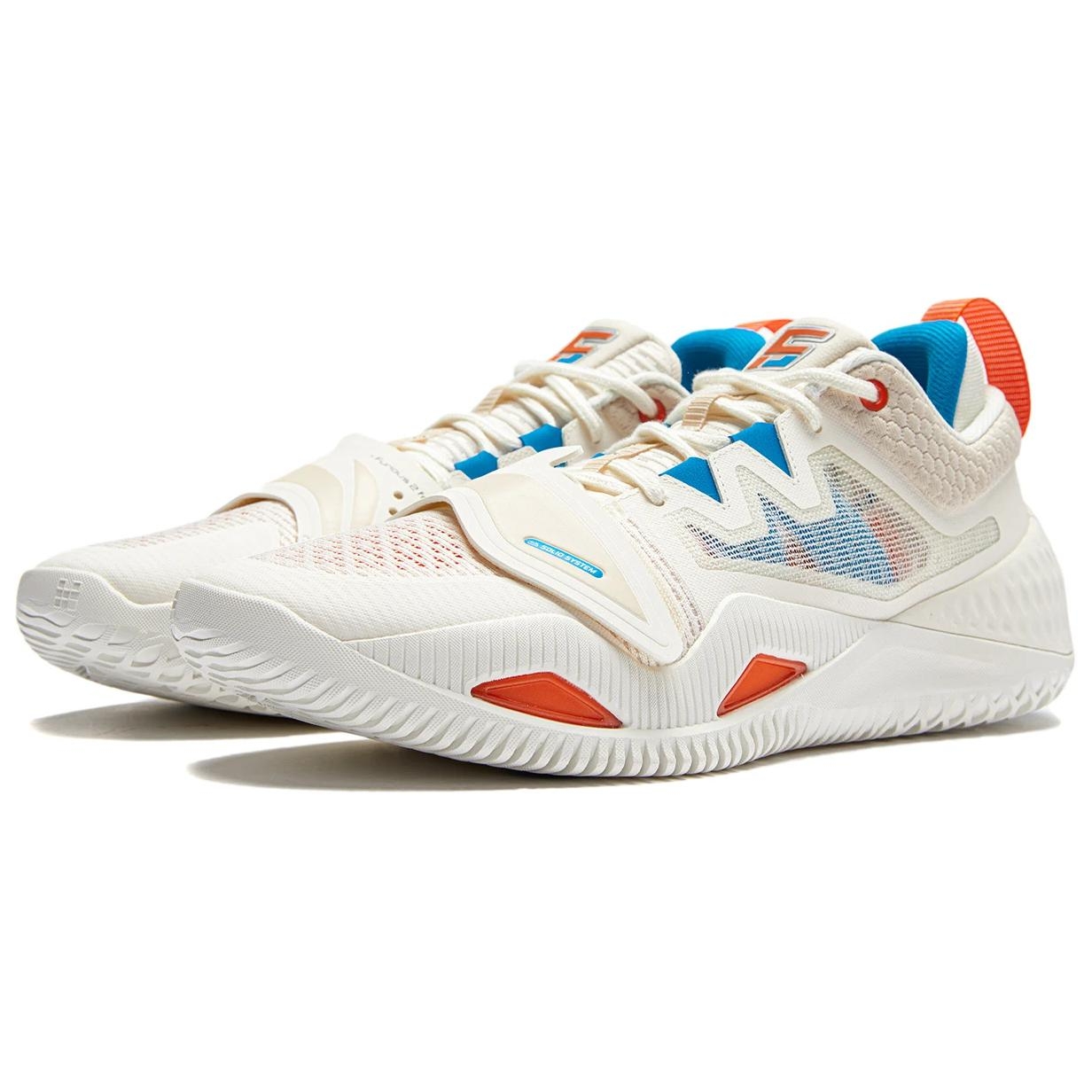 Li-Ning Rage 2 White Orange Blue - вид спереди