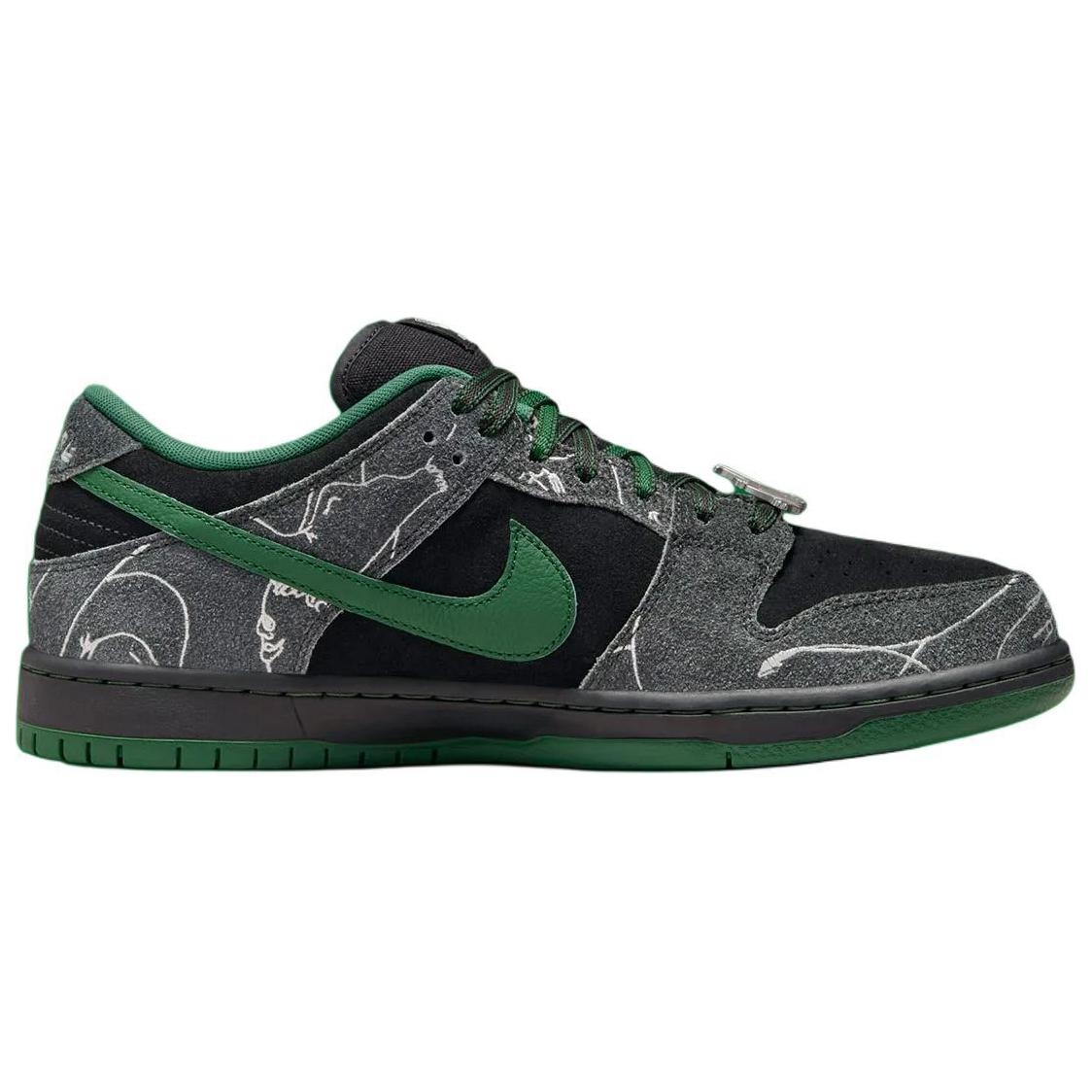 There Skateboards x Nike Dunk SB low - вид с внутренней стороны