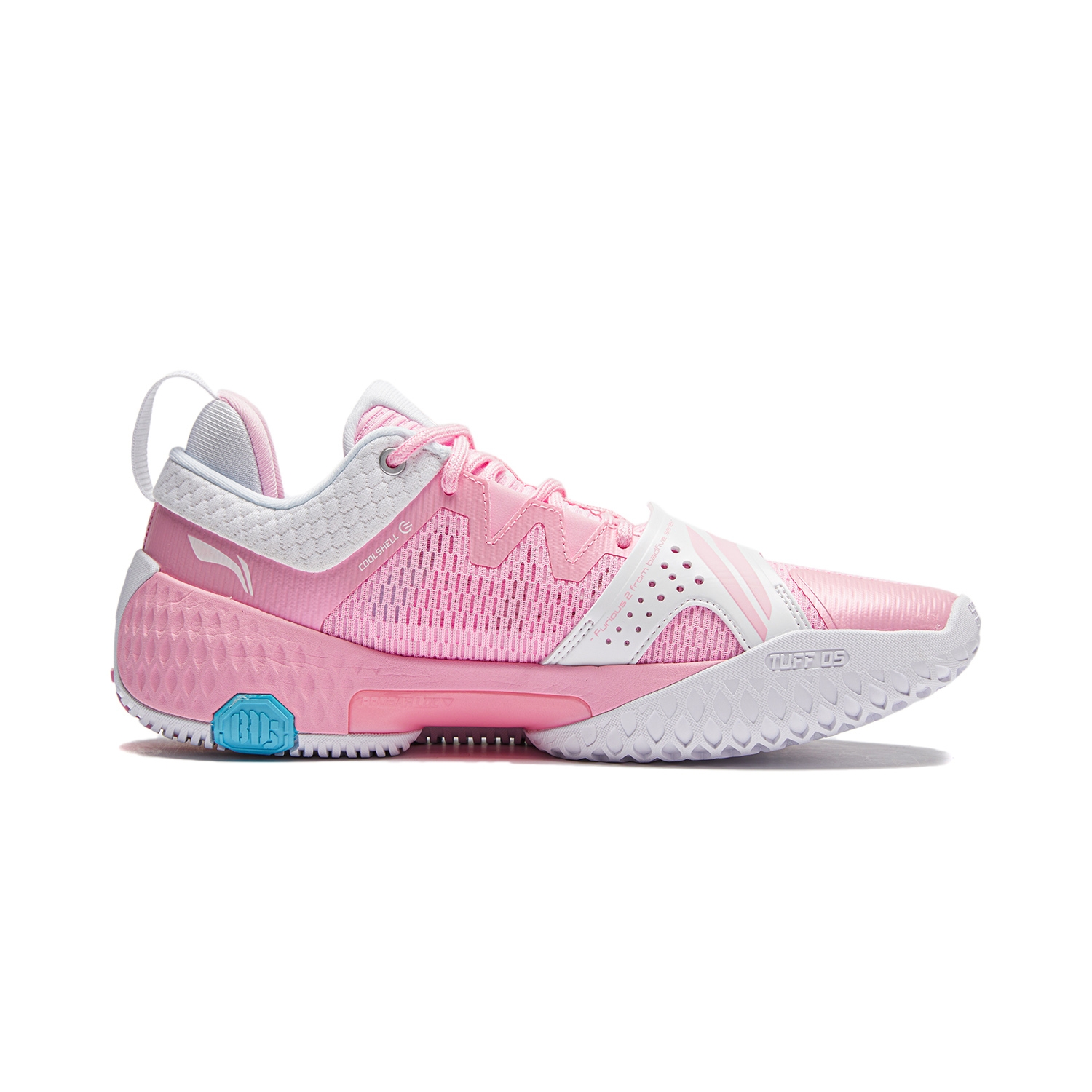 Li-Ning Rage 2 Neon Soft Pink/Standard White - вид с внутренней стороны