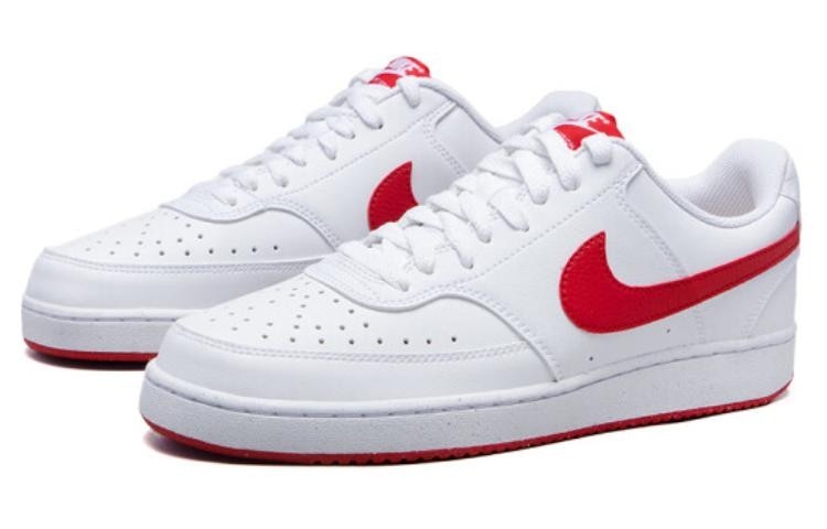 Nike Court Vision Low White University Red - front view
