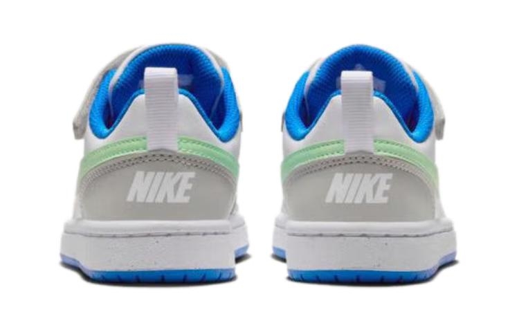Nike Court Borough GS White Gray Green - подошва