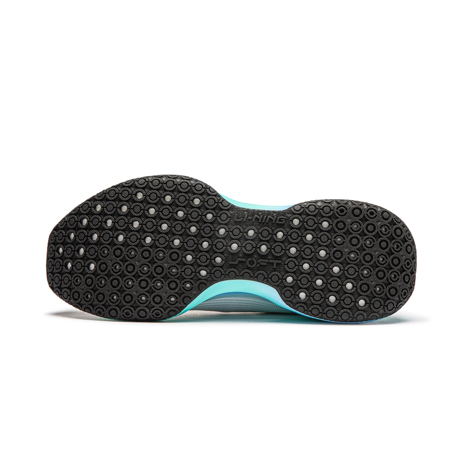 Li-Ning Soft COOL Standard White/Light Mint Green/Black - подошва
