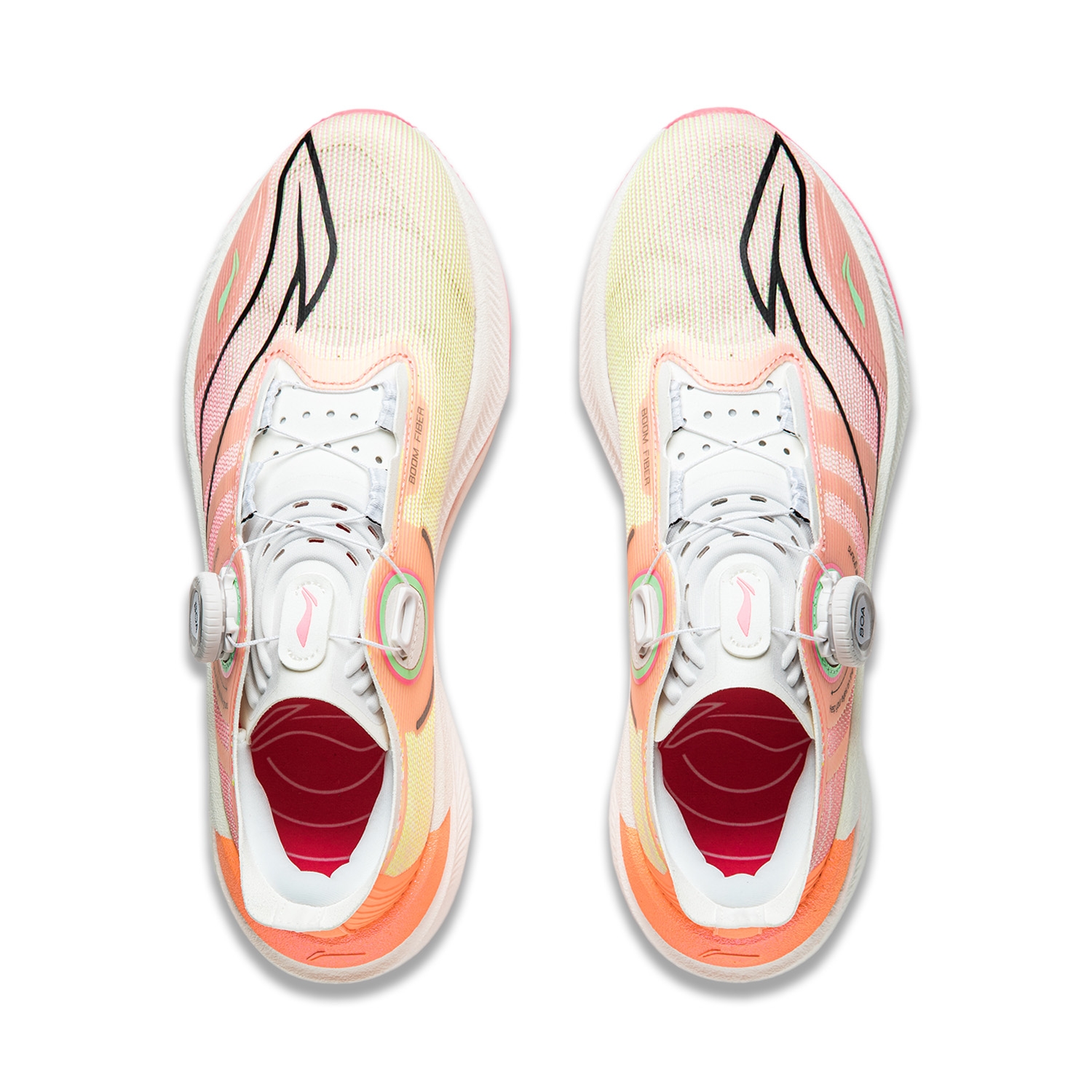 Li-Ning Jueying 2 Fluorescent Lotus Pink - вид сзади