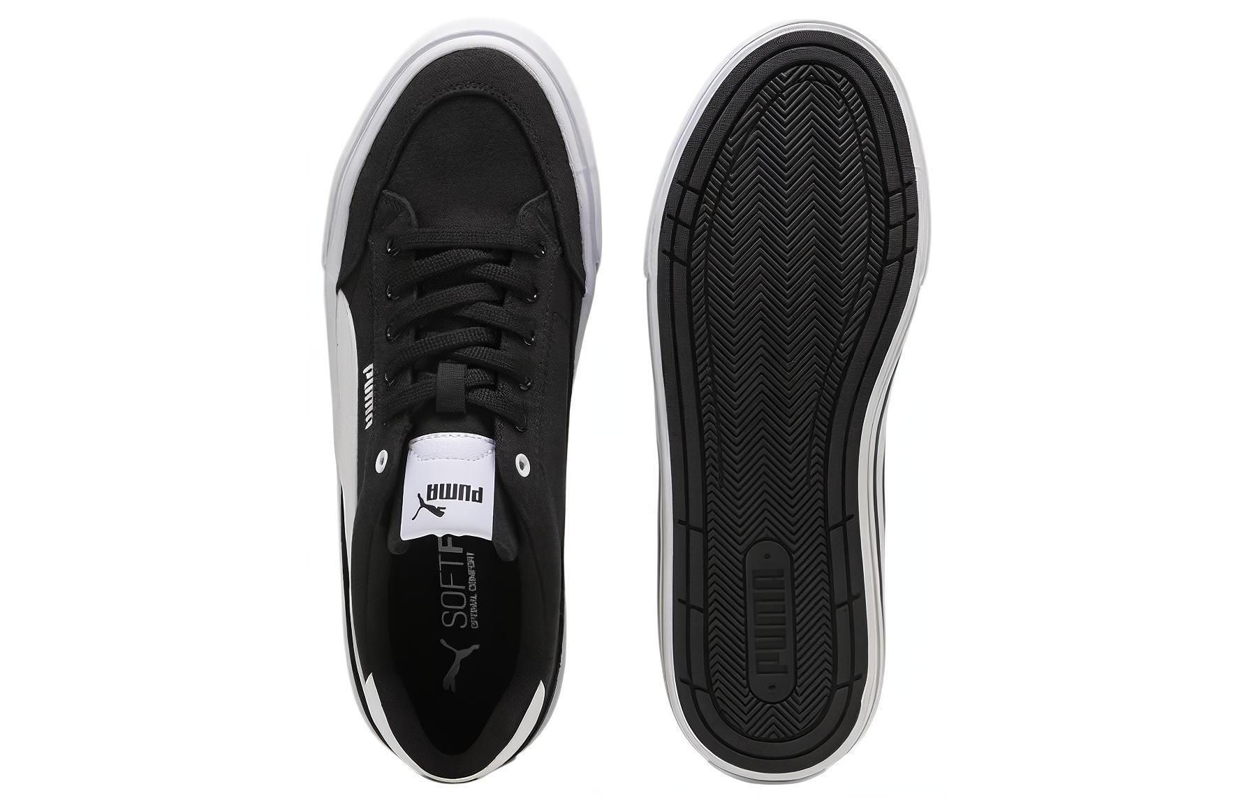 Puma Court Classic Vulc FS 'Black White' - вид сзади