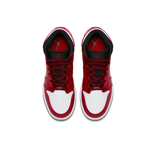 Jordan Air Jordan 1 Retro Mid GS Gym Red White - вид спереди