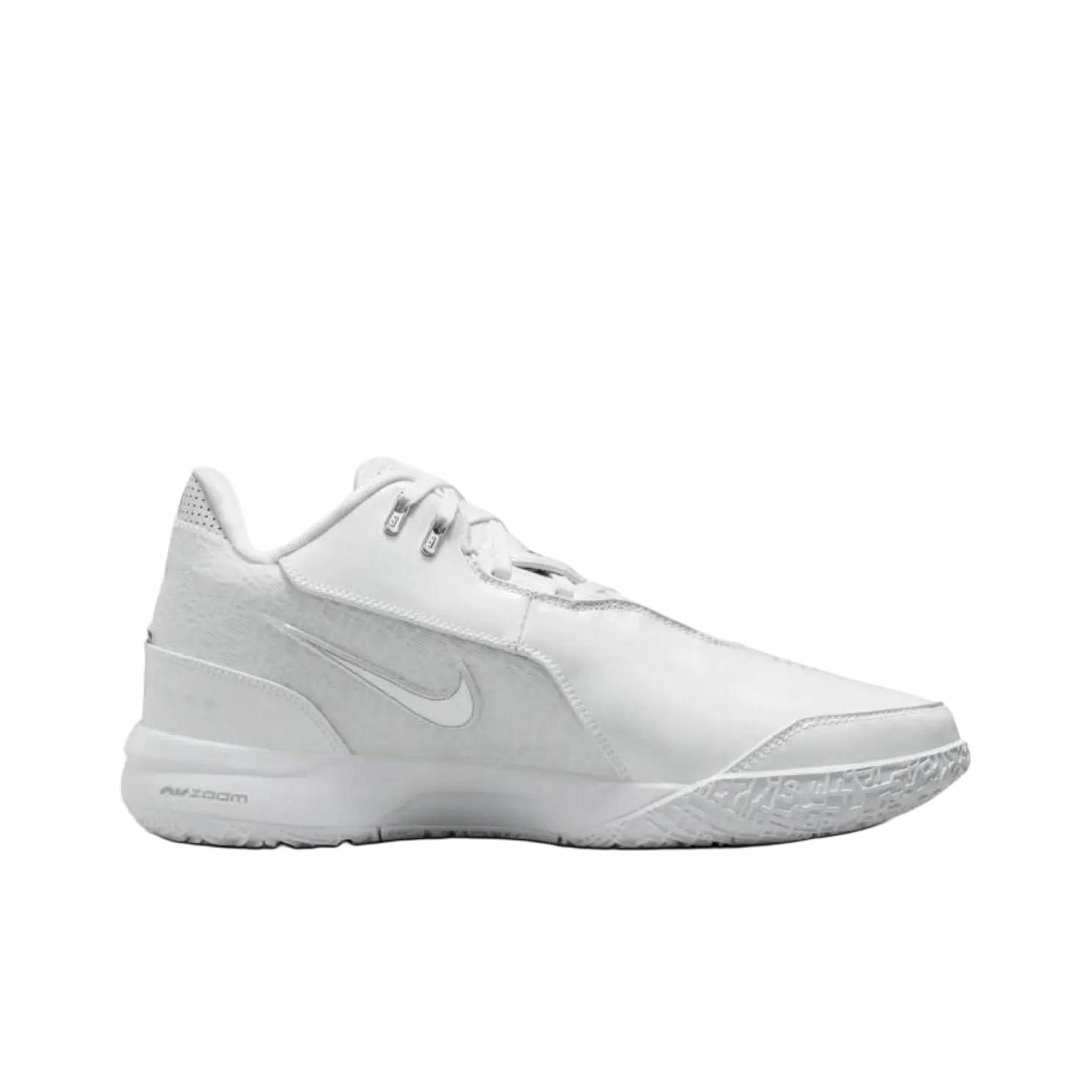 Nike LeBron NXXT Gen AMPD White Metallic Silver - вид с внутренней стороны