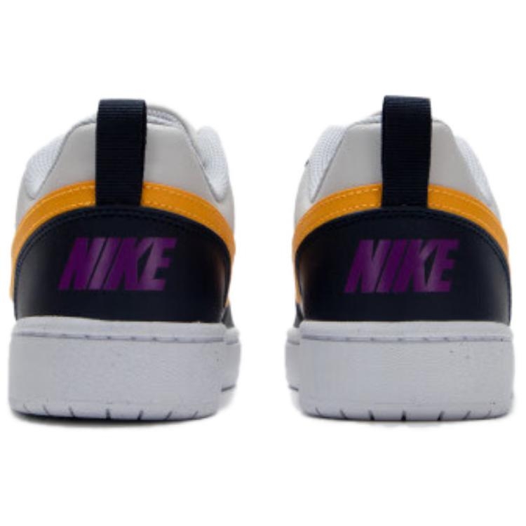 Nike Court Borough Recraft 'White Navy Gold' GS - вид 6